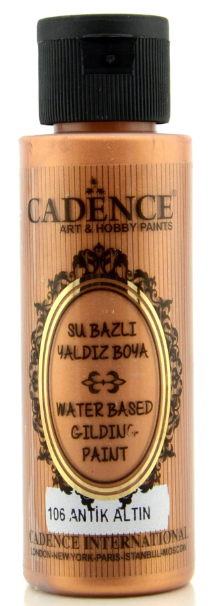 Cadence - Gilding - Metallic acrylverf - Antiek Goud - 70ml (0106) *