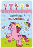 Kleurboek met kleurpotloden en gummen - Eenhoorn & vriendjes (9789464322897)