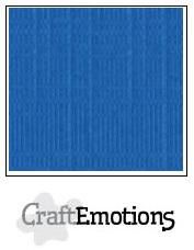 Linnenkarton CraftEmotions-Scrap-1075 (Signaalblauw)