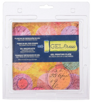 Gel Press • Gel Drukplaat Vierkant 15,24x15,24cm (10800)