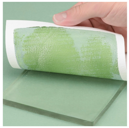 Gel Press • Gel Drukplaat Rechthoek 7,62x12,7cm (10808)
