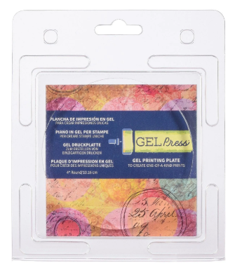 Gel Press • Gel Drukplaat Cirkel ø10,16cm (10806-4)