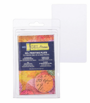 Gel Press • Gel Drukplaat Rechthoek 7,62x12,7cm (10808)