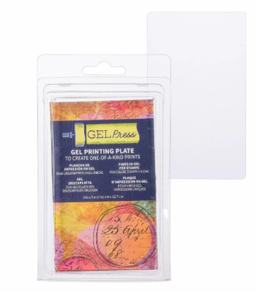 Gel Press • Gel Drukplaat Rechthoek 7,62x12,7cm (10808)
