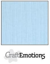 Linnenkarton CraftEmotions-A4-1080 (Azuurblauw)