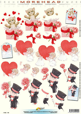 3D Knipvel - Morehead - Happy Valentine