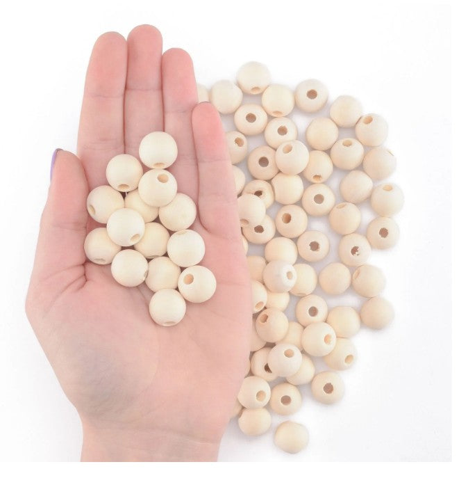 Vaessen Creative • Houten kralen 15mm 100stuks (11006-004)
