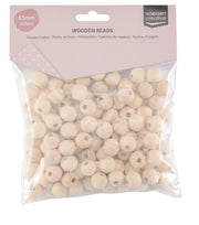 Vaessen Creative • Houten kralen 15mm 100stuks (11006-004)