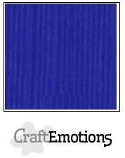 Linnenkarton CraftEmotions-A4-1105 (Kobaltblauw)