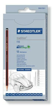 Steadtler - tradition potlood - etui 12 hardheden (110 C12-1)