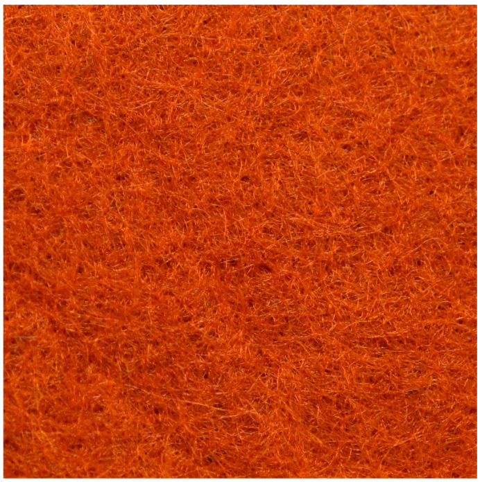 Vilt - Oranje bruin - 30,5x30,5cm 1st. (1119-003)