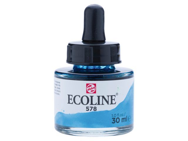 Ecoline 30ml Hemelsblauw Cyaan (11255781)