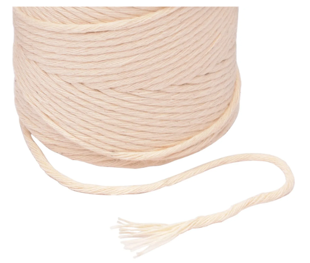 Vaessen Creative • Macramé Touw 2mmx200m Naturel (11305-01) *