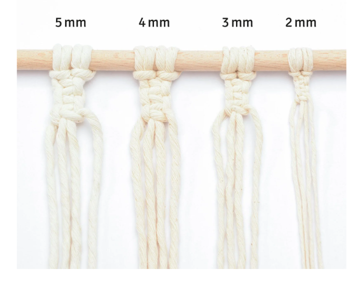 Vaessen Creative • Macramé Touw 2mmx200m Naturel (11305-01) *
