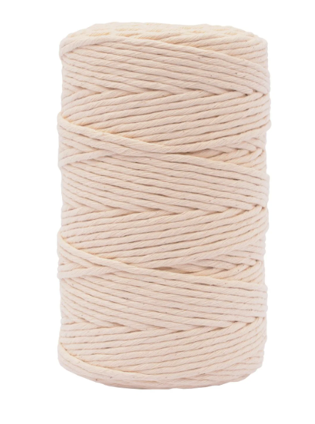 Vaessen Creative • Macramé Touw 3mmx200m Naturel (11305-02)*