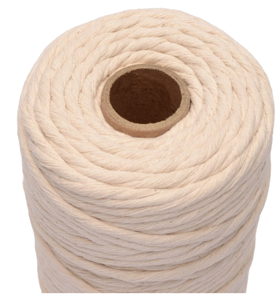 Vaessen Creative • Macramé Touw 4mmx100m Naturel (11305-03) *