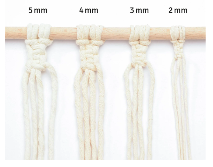 Vaessen Creative • Macramé Touw 4mmx100m Naturel (11305-03) *