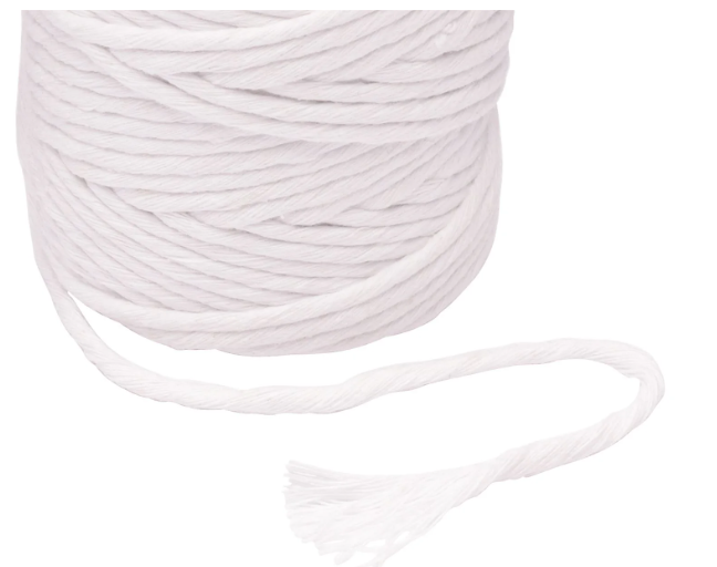 Vaessen Creative • Macramé Touw 3mmx100m Wit (11305-05) *