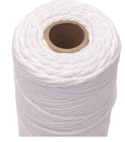 Vaessen Creative • Macramé Touw 3mmx100m Wit (11305-05) *