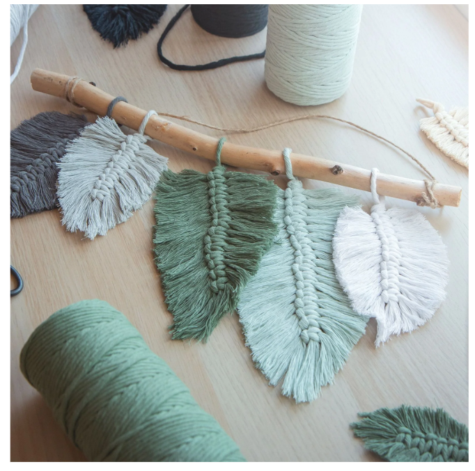 Vaessen Creative • Macramé Touw 3mmx100m Wit (11305-05) *