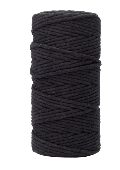 Vaessen Creative • Macramé Touw 3mmx100m Zwart (11305-06) *