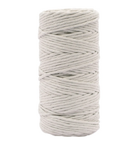Vaessen Creative • Macramé Touw 3mmx100m Lichtgrijs (11305-07) *