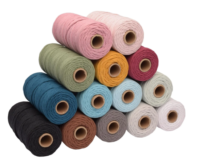 Vaessen Creative • Macramé Touw 3mmx100m Mintgroen (11305-09) *