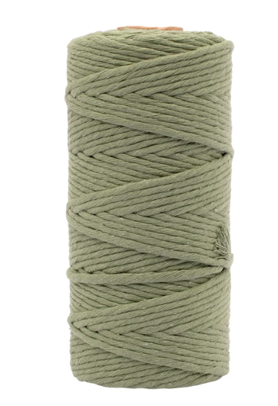 Vaessen Creative • Macramé Touw 3mmx100m Olijfgroen (11305-10) *