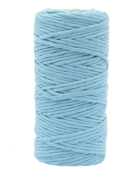 Vaessen Creative • Macramé Touw 3mmx100m Aqua (11305-12) *
