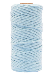Vaessen Creative • Macramé Touw 3mmx100m Lichtblauw (11305-13) *