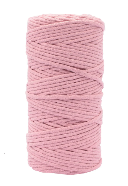 Vaessen Creative • Macramé Touw 3mmx100m Oudroze (11305-15) *