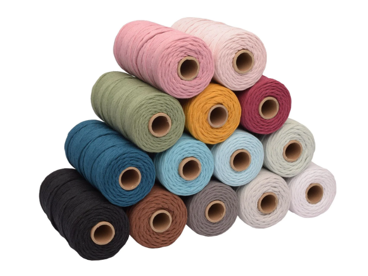 Vaessen Creative • Macramé Touw 3mmx100m Oudroze (11305-15) *