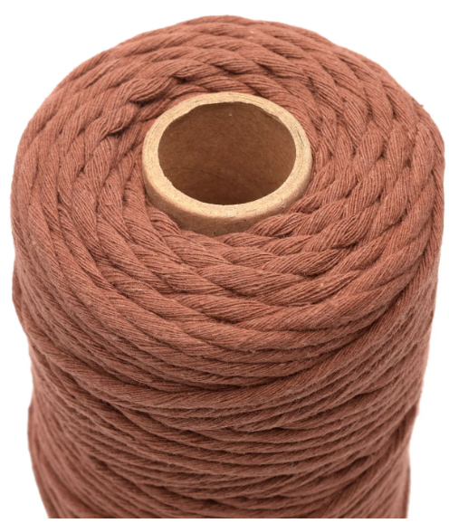 Vaessen Creative • Macramé Touw 3mmx100m Bruin (11305-17) *