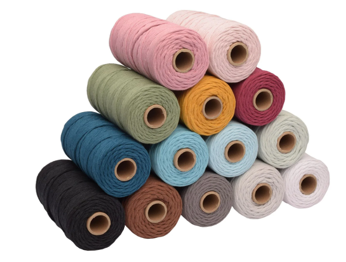 Vaessen Creative • Macramé Touw 3mmx100m Bruin (11305-17) *