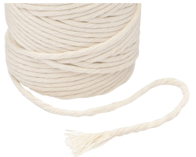 Vaessen Creative • Macramé Touw 3mmx100m Naturel (11305-19) *