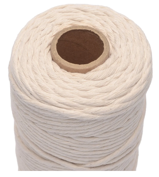 Vaessen Creative • Macramé Touw 3mmx100m Naturel (11305-19) *