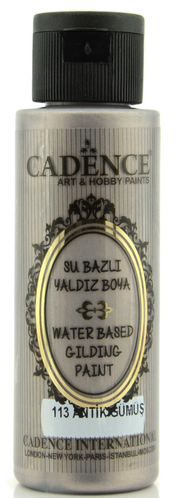 Cadence - Gilding-  Metallic acrylverf - Antiek zilver - 70ml (0113) *