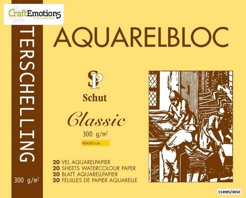 Schut Terschelling Aquarelblok Classic 40x50cm 300 gram - 20 sheets (SCH1048)