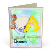 Sizzix Thinlits Die Set 4PK w/Text. Impre. Dream Mermaid - Courtney Chilson & Jen Long (662752) (AFGEPRIJSD)