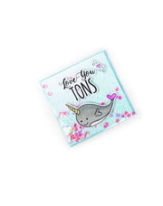 Sizzix Framelits Die Set 4PK w/stamps Love You Tons - Jen Long (662681) (AFGEPRIJSD)