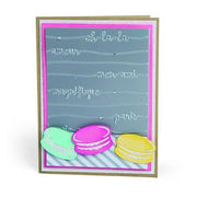 Sizzix Thinlits Die Set 5PK w/Text. Impre. Bonjour Chic - Courtney Chilson (03-18) (662750) (AFGEPRIJSD)