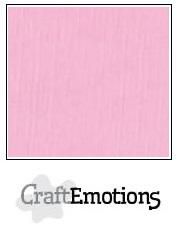 Linnenkarton CraftEmotions-A4-1165 (Roze)
