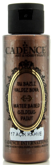 Cadence - Gilding - Metallic acrylverf - Chocolade - 70ml (0115) *