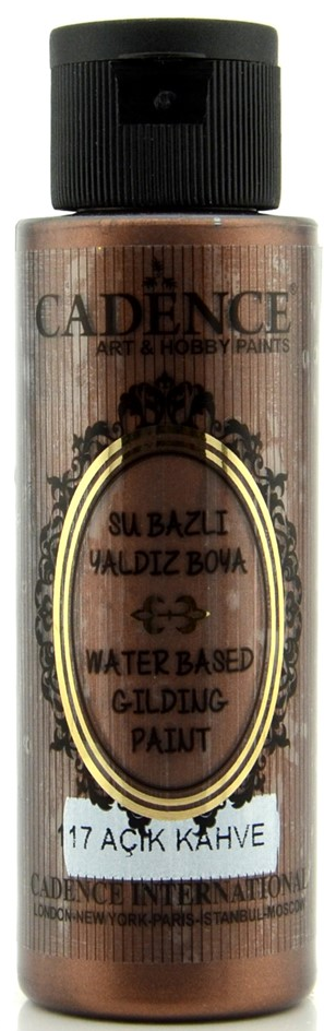 Cadence - Gilding - Metallic acrylverf - Chocolade - 70ml (0115) *