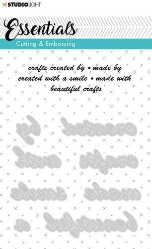 Studio Light Embossing Die Cut A6 Stencil Essentials nr.185 STENCILSL185 (AFGEPRIJSD)