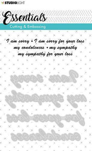 Studio Light Embossing Die Cut A6 Stencil Essentials nr.189 STENCILSL189 *
