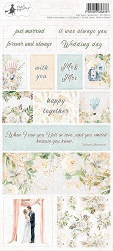 Piatek13 - Sticker sheet Truly Yours 02 P13-TRU-12 10,5x23 cm