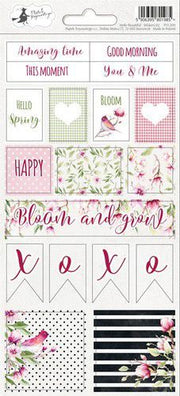 Piatek13 - Sticker sheet Hello Beautiful 02 P13-209 10,5x23 cm