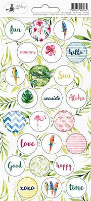 Piatek13 - Sticker sheet Let‘s flamingle 03 P13-280 10,5x23 cm