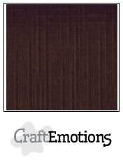 Linnenkarton CraftEmotions-A4-1260 (Chocolade)